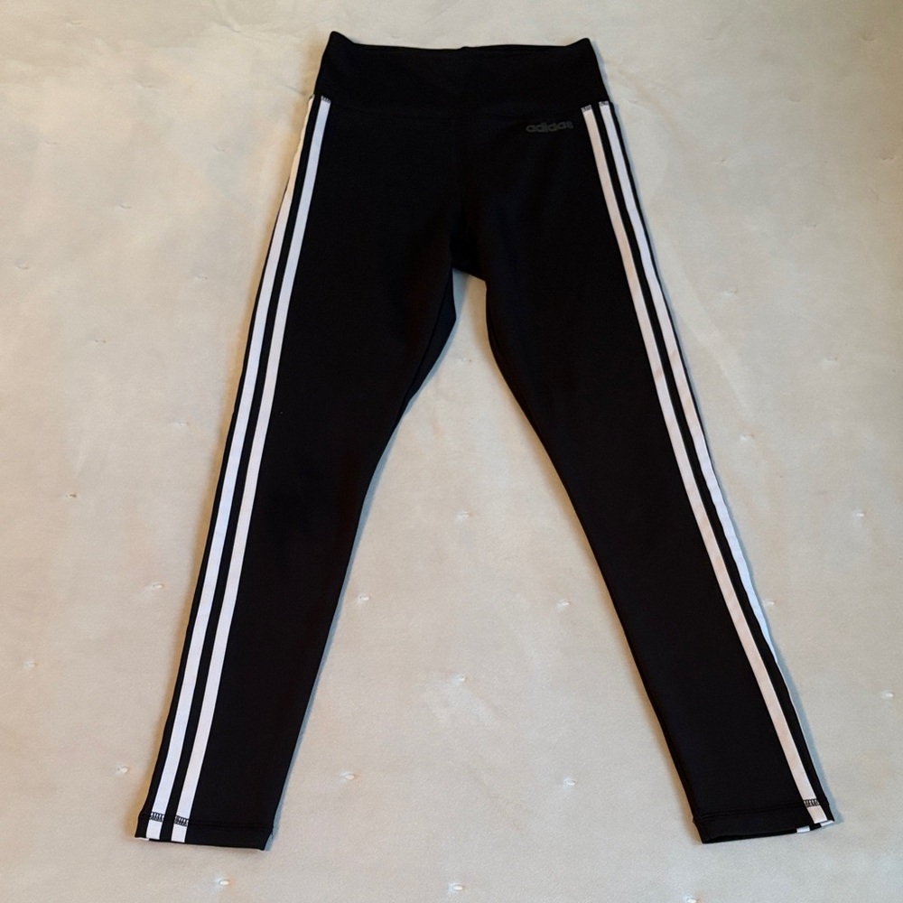 Adidas Women’s Leggings in Black with White Accents